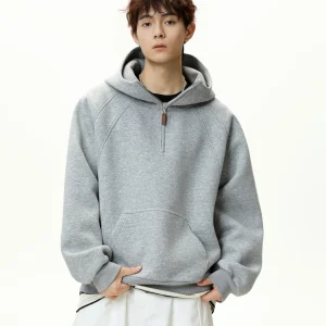 trendy brand American deconstructed splicing heavyweight half